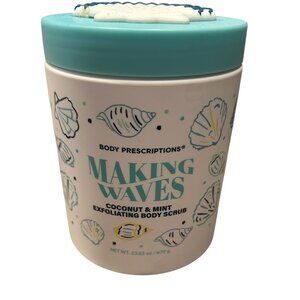 Body Prescriptions Making Waves Coconut & Mint Exfoliating Body Scrub NIB